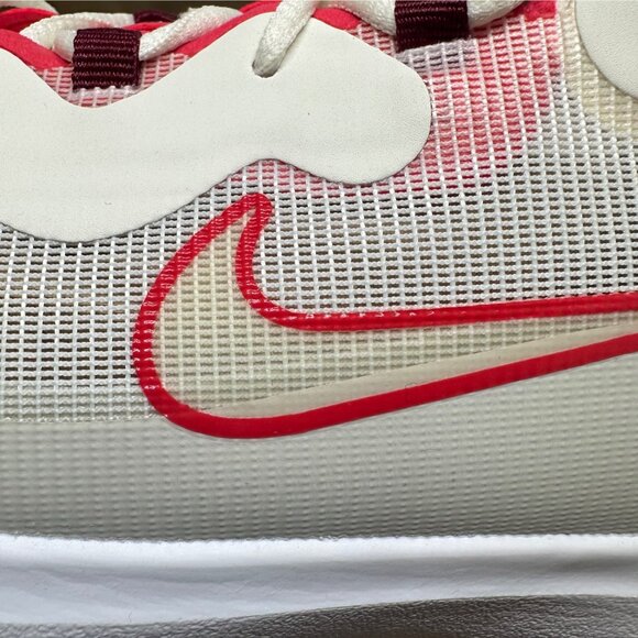 Nike Ace Summerlite Spikeless Womens Golf Shoes 9.5 Beige Red Sneaker DA4117-100 - Picture 11 of 12